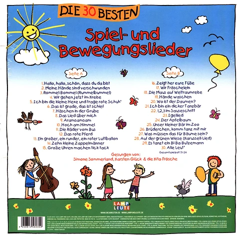 Sommerland / Glück & Die Kita-Frösche - Die 30 Besten Spiel- Und Bewegungslieder Red Vinyl Edition
