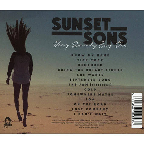 Sunset Sons - Very Rarely Say Die