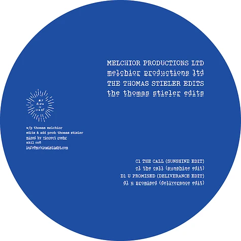 Melchior Productions Ltd - The Thomas Stieler Edits