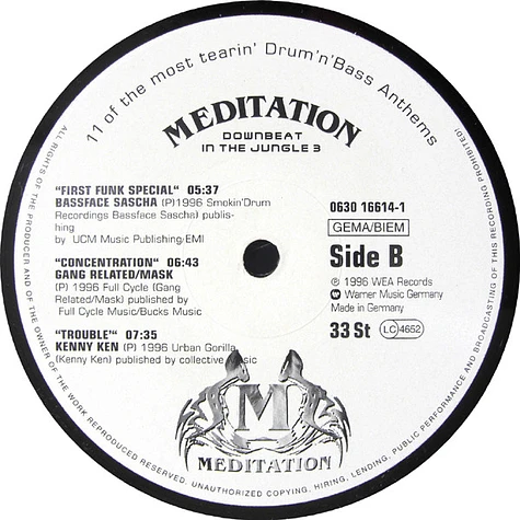 V.A. - Meditation (Downbeat In The Jungle 3)