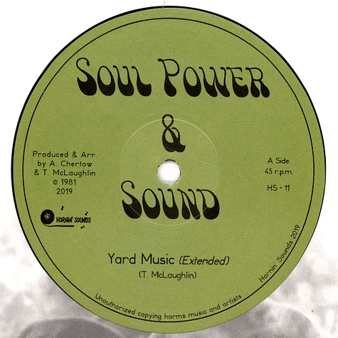 Soul Power & Sound - Yard Music / Trample Romans