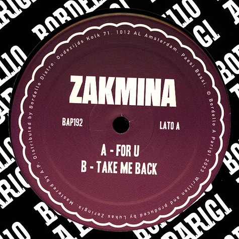 Zakmina - For U