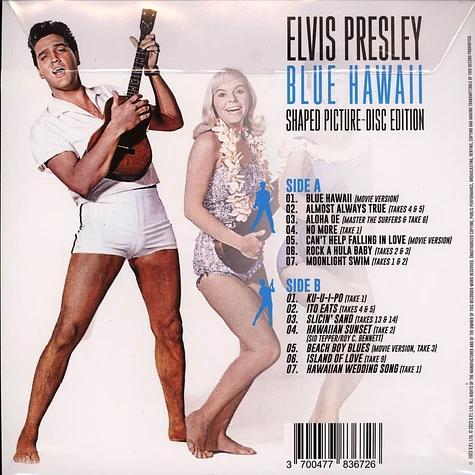 Elvis Presley - Blue Hawaii Picture Disc Edition
