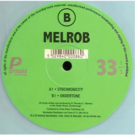 Melrob - Synchronicity / Undertone