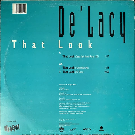 De'Lacy - That Look