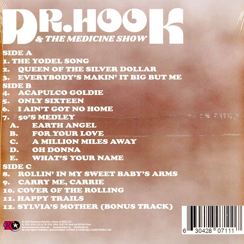 Dr Hook And The Medicine Show - Alive In America Silver Vinyl Edition