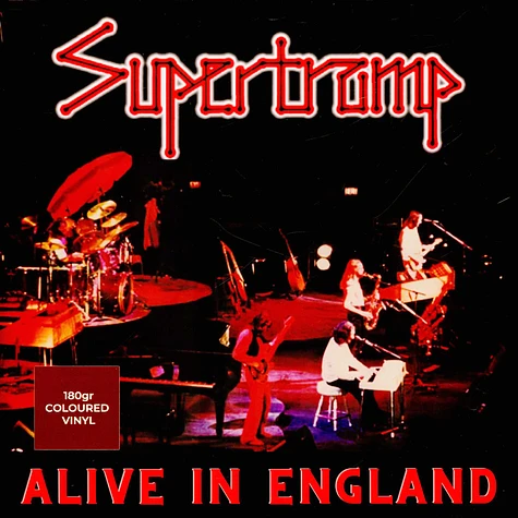 Supertramp - Alive In England Red Vinyl Edition