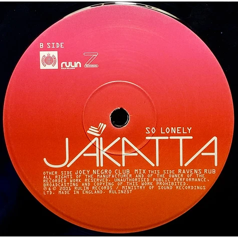 Jakatta - So Lonely