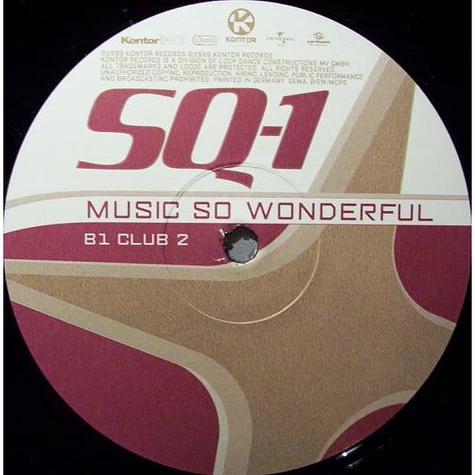 SQ-1 - Music So Wonderful