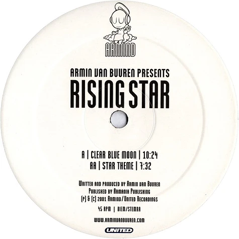 Armin van Buuren Presents Rising Star - Clear Blue Moon / Star Theme