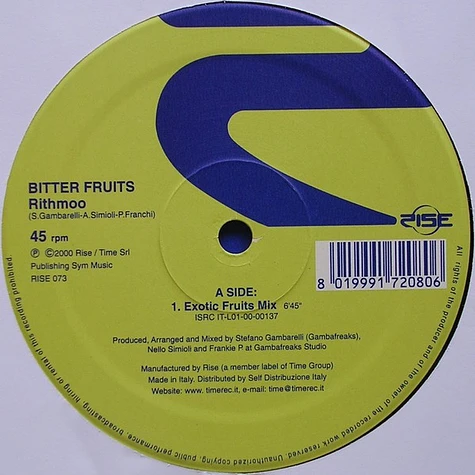 Bitter Fruits - Rithmoo