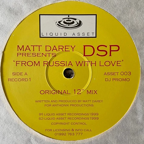 Matt Darey Presents DSP - From Russia With Love