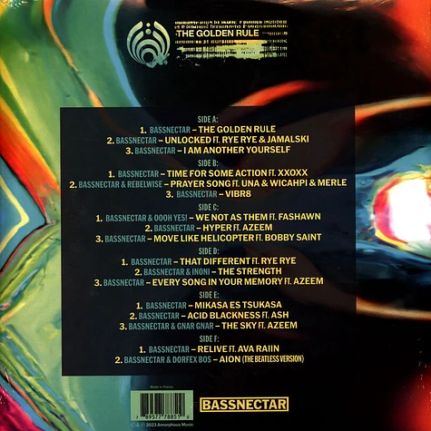 Bassnectar - The Golden Rule Multi-Colored Vinyl Edition