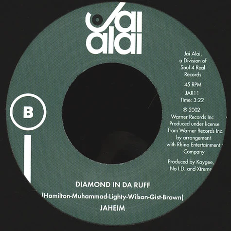 Jaheim - Just In Case / Diamond In Da Ruff