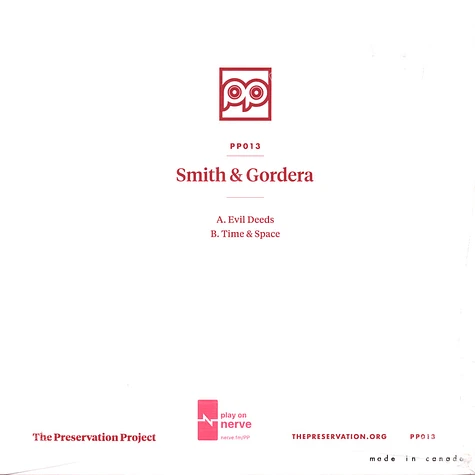 Smith & Gordera - Evil Deeds / Time & Space Black Vinyl Edition