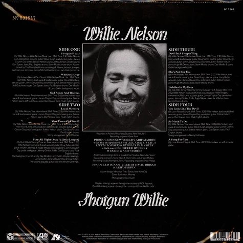 Willie Nelson - Shotgun Willie Atlantic 75 Series