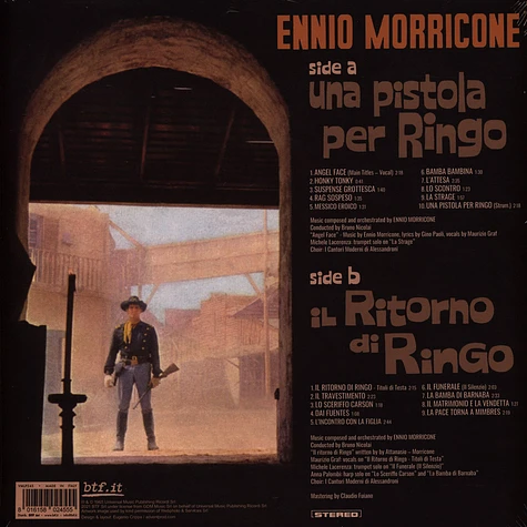 Ennio Morricone - OST Una Pistola Per Ringo / Il Ritorno Di Ringo Crystal Vinyl Edition