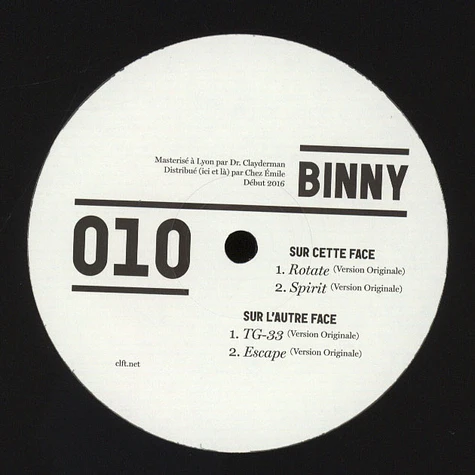 Binny - Shlagance EP