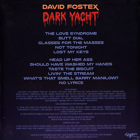 David Fostex - Dark Yacht Limited Edition