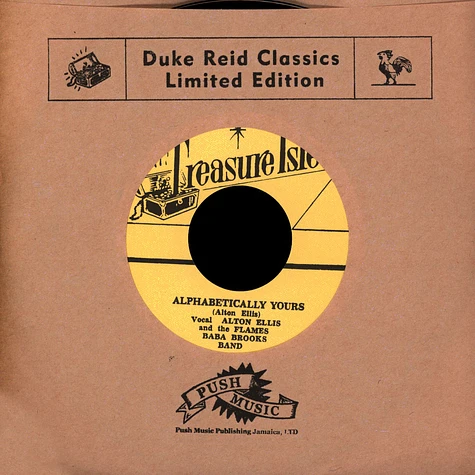 Alton Ellis And The Flames & Baba Brooks - Alphabetically Yours / Alcatraz