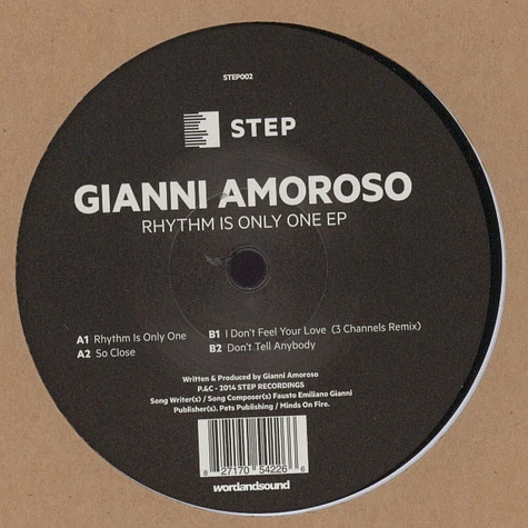 Gianni Amoroso - Rhythm Is Only One
