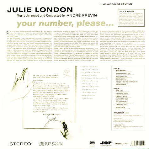 Julie London - Your Number, Please