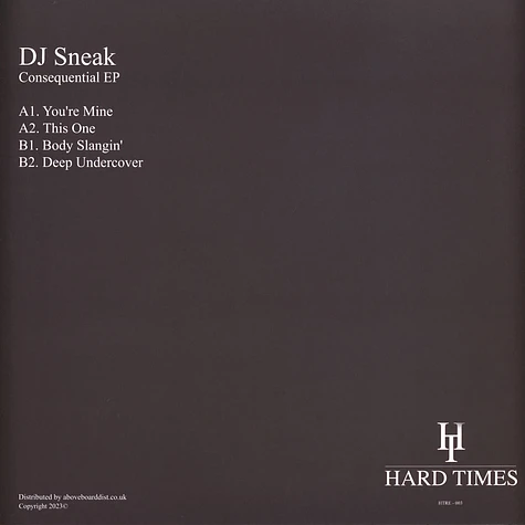 DJ Sneak - Consequential EP