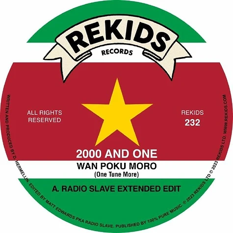 2000 And One - Wan Poku Moro (Radio Slave / Riva Starr Remixes)