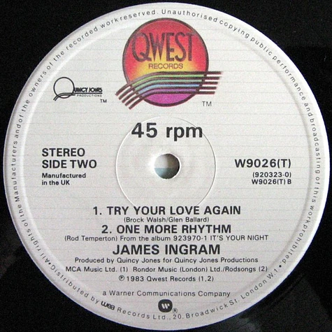 James Ingram - It's Your Night (Jellybean Remix)