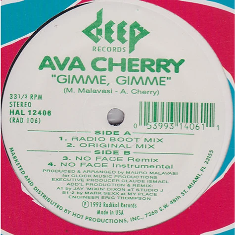 Ava Cherry - Gimme, Gimme