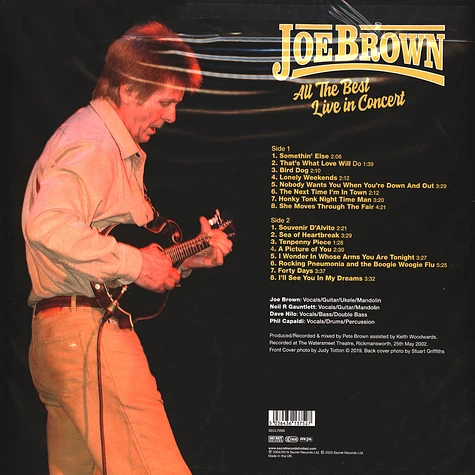 Joe Brown - All The Best Live In Concert