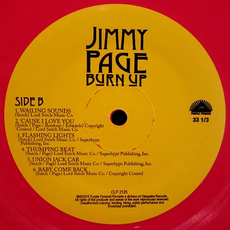 Jimmy Page - Burn Up