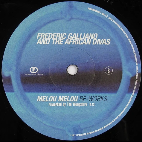 Frederic Galliano And The African Divas - Melou Melou Re-Works