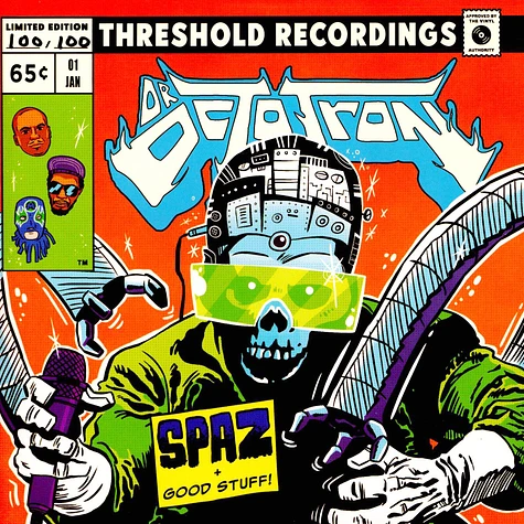 Dr. Octotron (Kool Keith & Del The Funky Homosapien) - Spaz 10th Anniversary Black Vinyl Edition