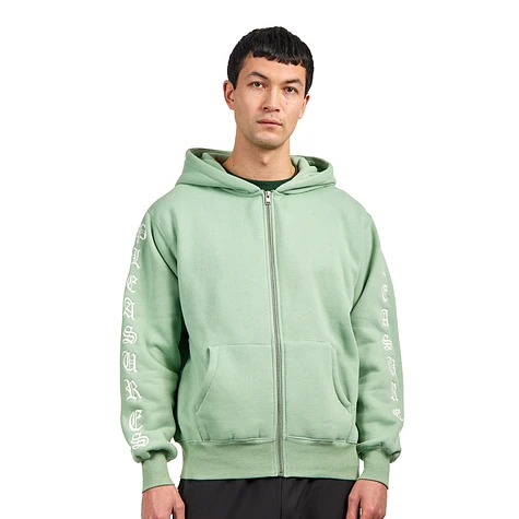 PLEASURES - OE Zip Up Hoodie