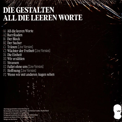 Die Gestalten - All Die Leeren Worte