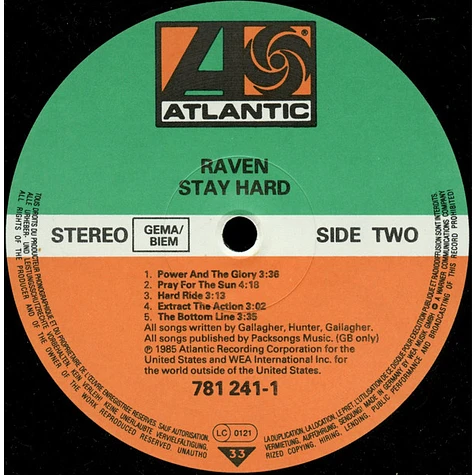 Raven - Stay Hard