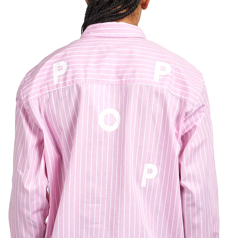 Pop Trading Company - Logo Striped Shirt