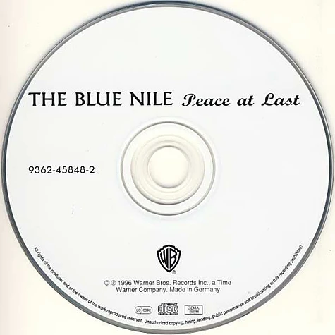 The Blue Nile - Peace At Last