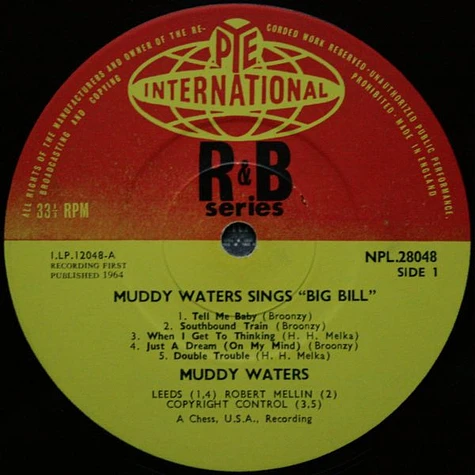 Muddy Waters - Muddy Waters Sings The Songs Of Big Bill Broonzy