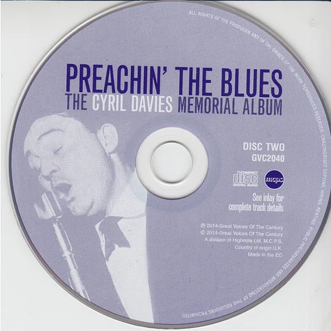 Cyril Davies - Preachin' The Blues (The Cyril Davies Memorial Album)