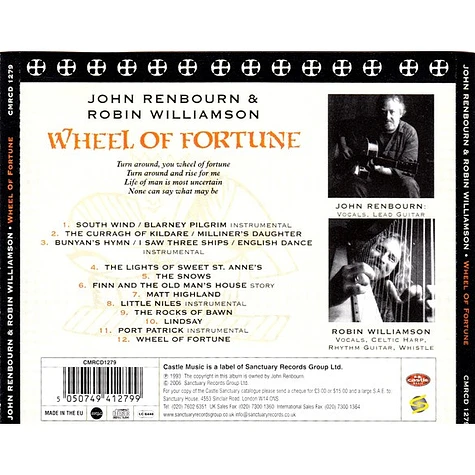 John Renbourn & Robin Williamson - Wheel Of Fortune