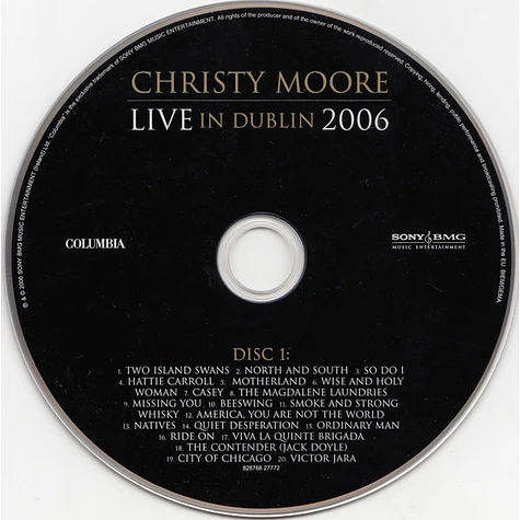 Christy Moore - Live In Dublin 2006
