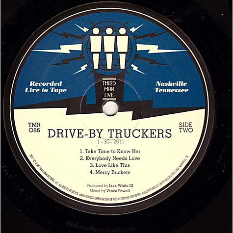 Drive-By Truckers - Third Man Live