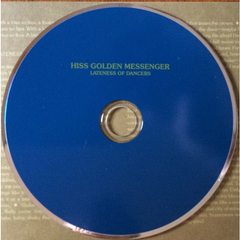 Hiss Golden Messenger - Lateness Of Dancers