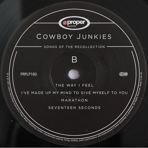 Cowboy Junkies - Songs Of The Recollection