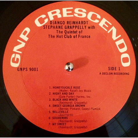 Django Reinhardt & Stéphane Grappelli With Quintette Du Hot Club De France - The Quintet Of The Hot Club Of France