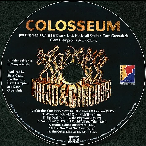 Colosseum - Bread & Circuses