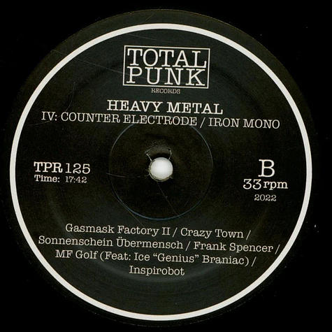 Heavy Metal - Iv: Counter Electrode Iron Mono