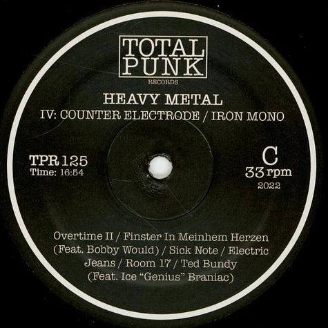 Heavy Metal - Iv: Counter Electrode Iron Mono
